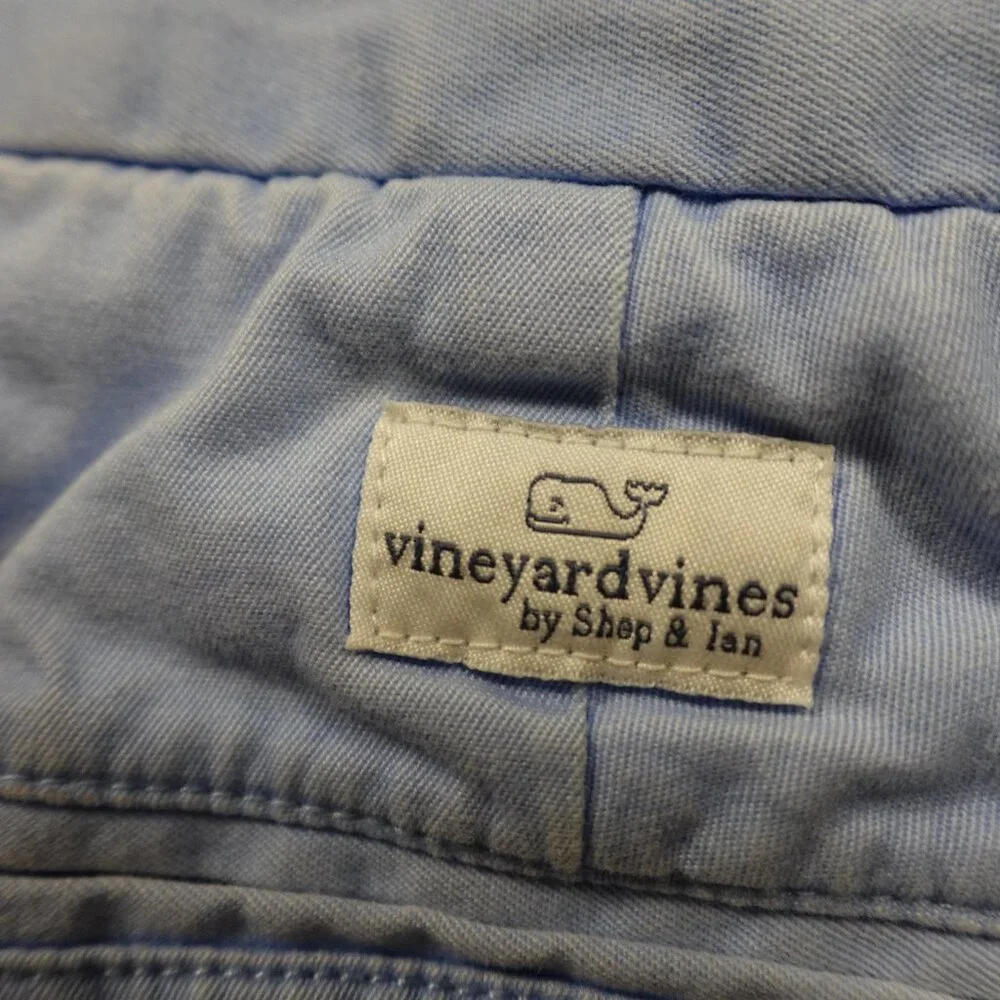 Vineyard Vines Breaker Shorts Men's 31 Light‎ Blue 9" Inseam - Picture 9 of 12